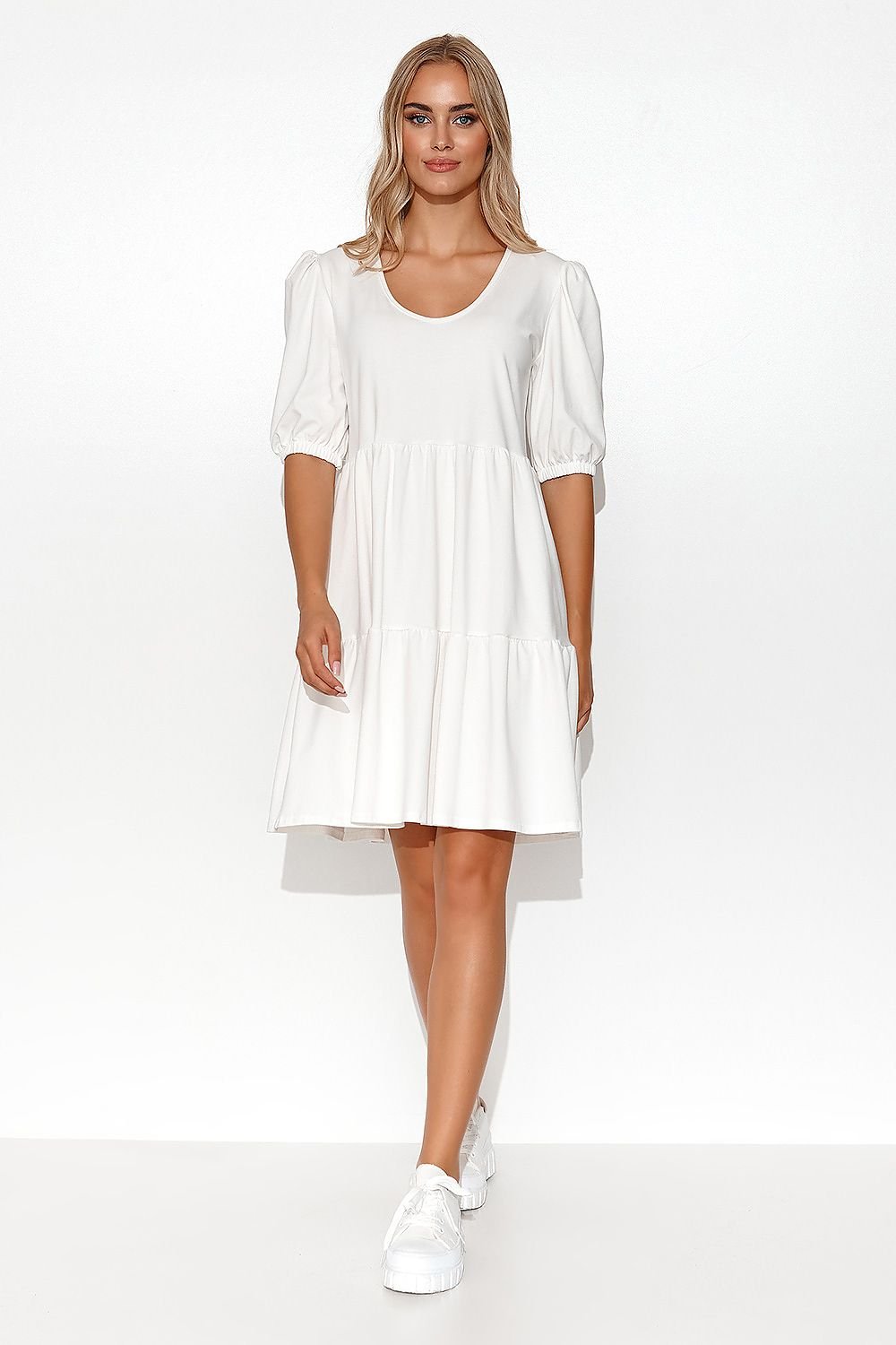 Robe de jour model 179203 Makadamia