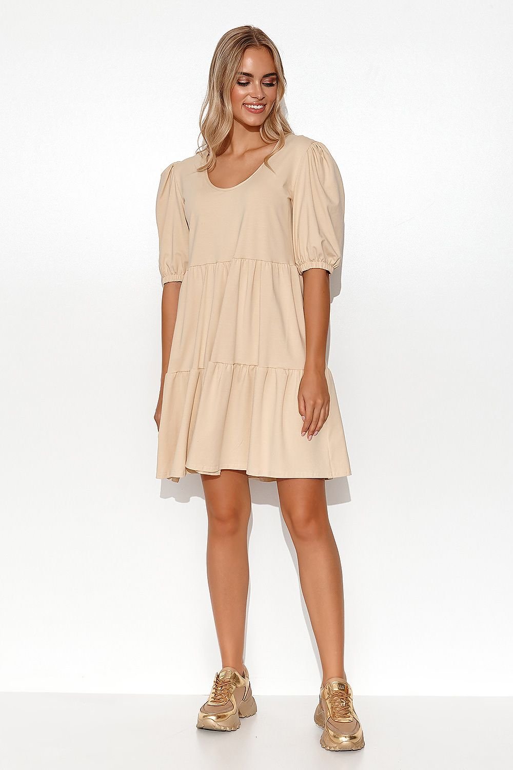 Robe de jour model 179203 Makadamia
