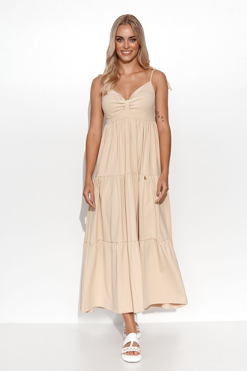 Robe de jour model 180633 Makadamia