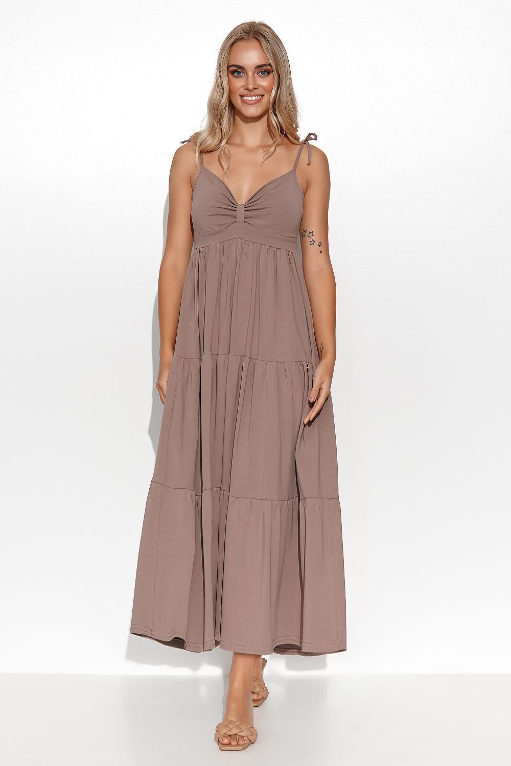 Robe de jour model 180633 Makadamia