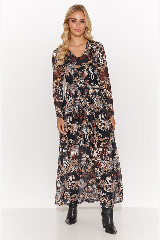 Robe de jour model 184807 Makadamia