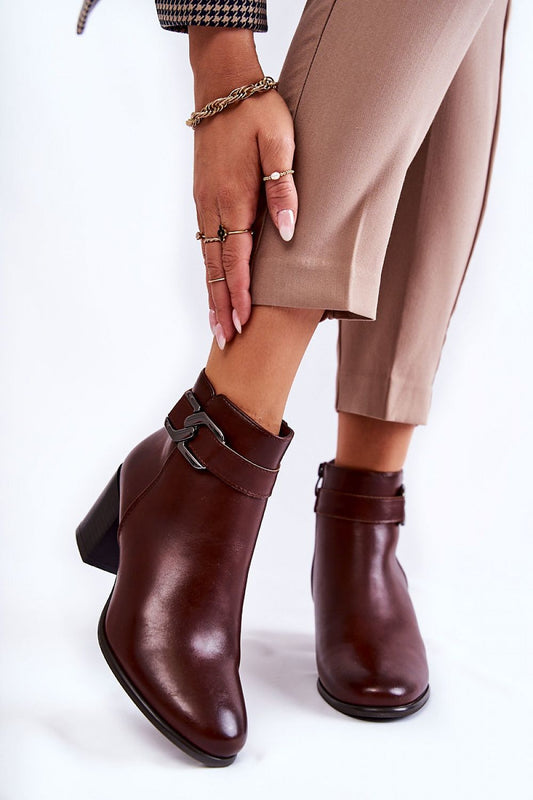 Heeled boots model 185432 Step in style