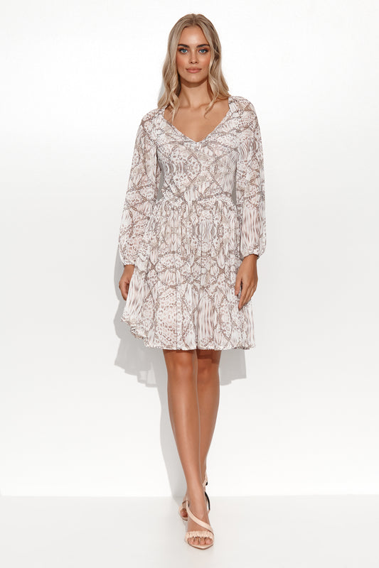 Robe de jour model 177883 Makadamia-1