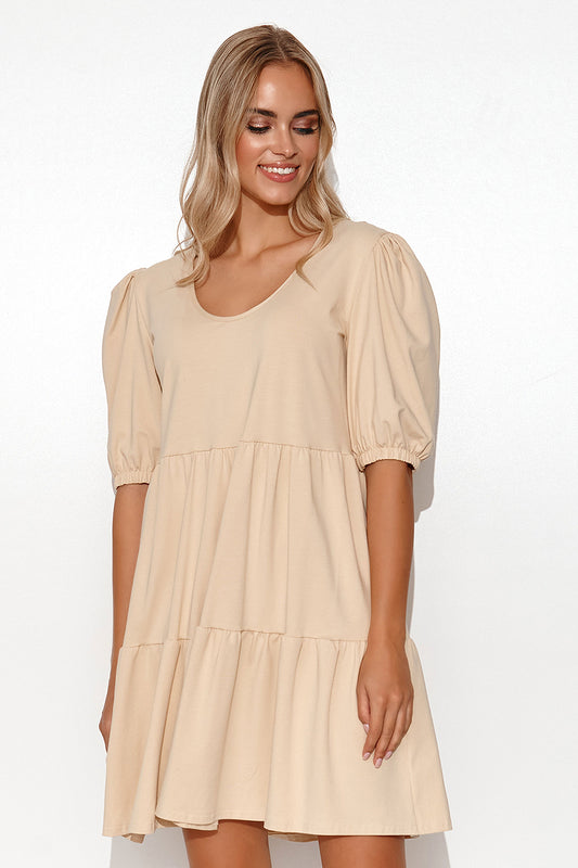 Robe de jour model 179200 Makadamia-0