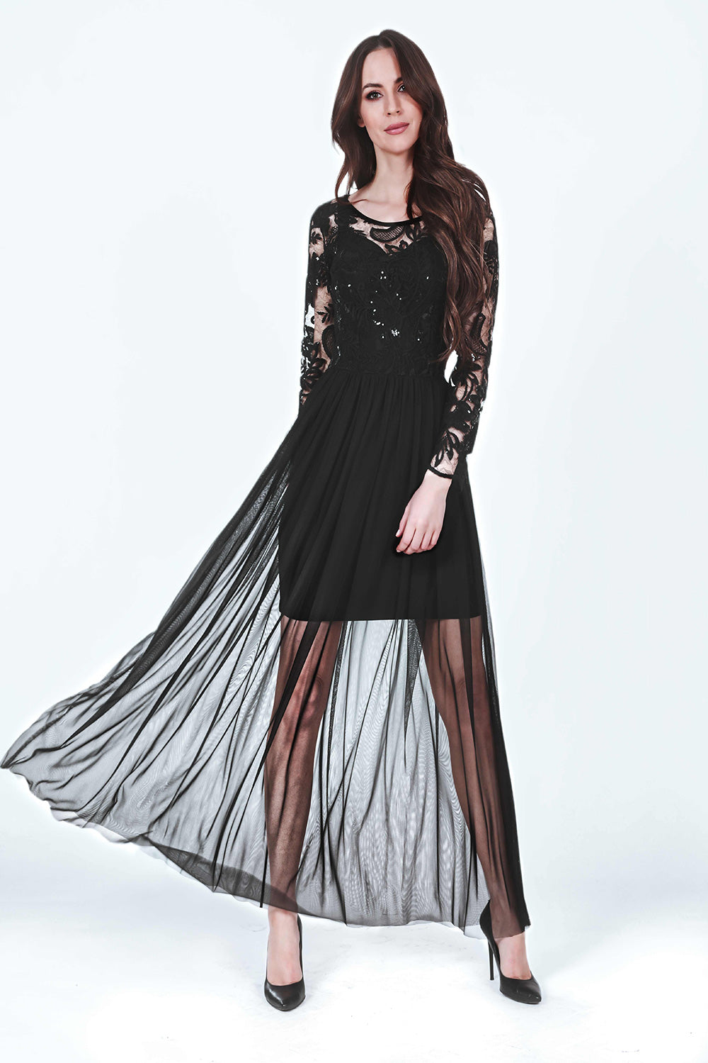 Robe de soirée model 184204 Marselini-0