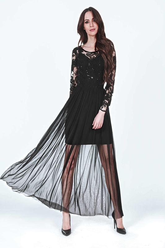 Robe de soirée model 184204 Marselini-0