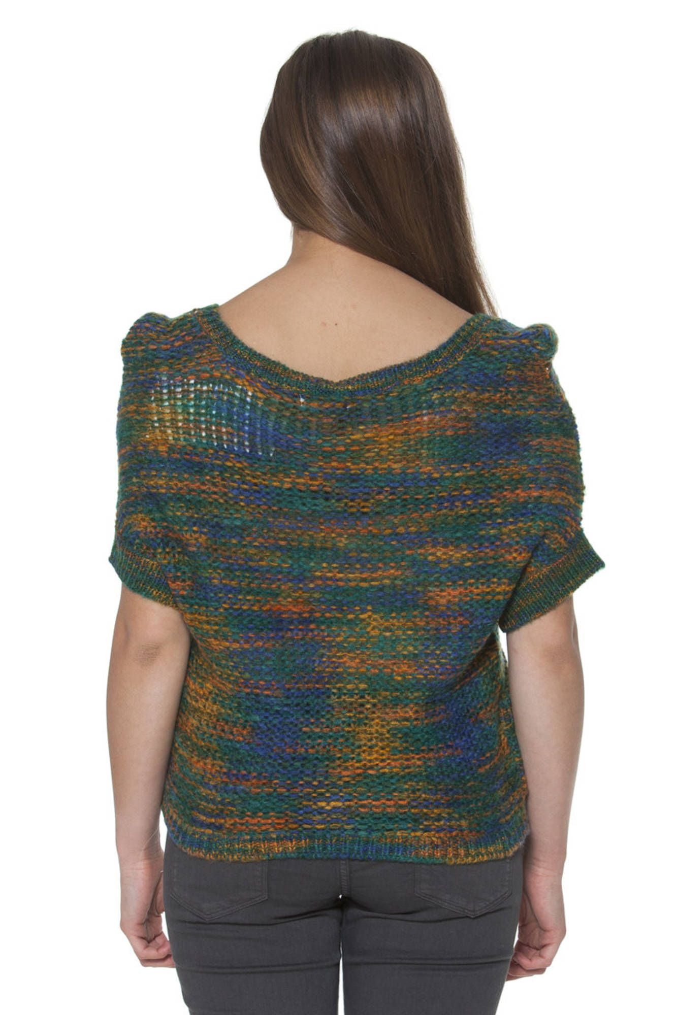 PULL FEMME VERT GINGEMBRE-2