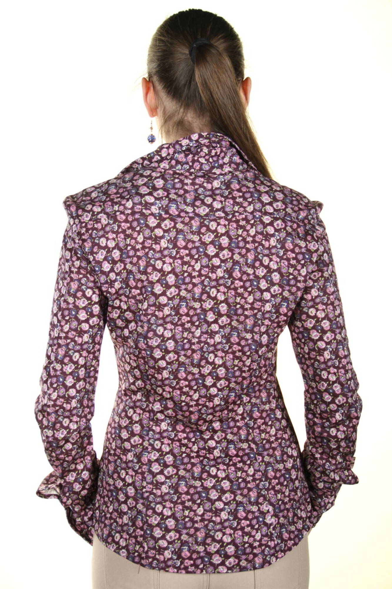 HOLIDAY INN CHEMISE MANCHES LONGUES VIOLET FEMME-1