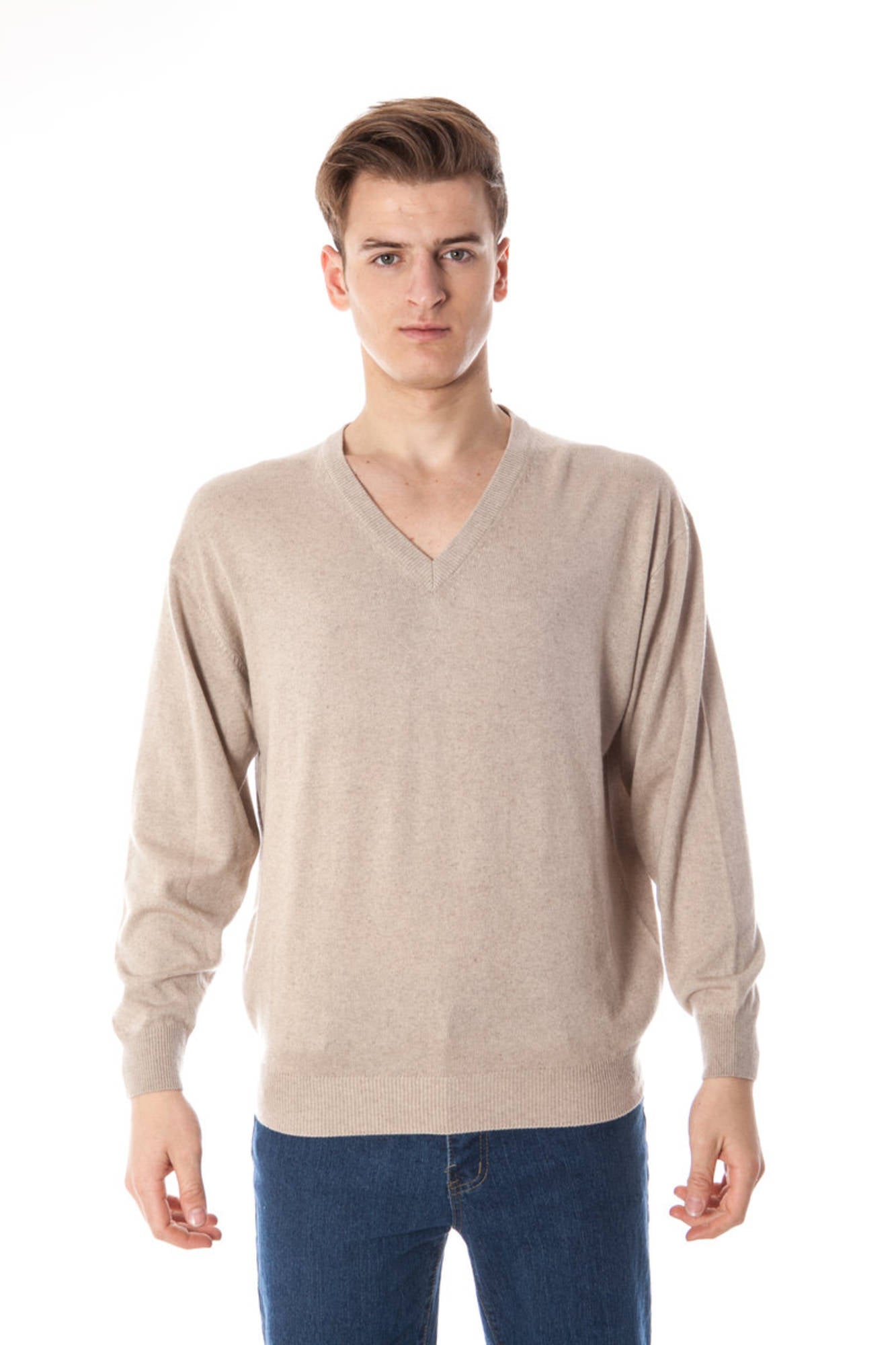 PULL HOMME BEIGE YUKO-0
