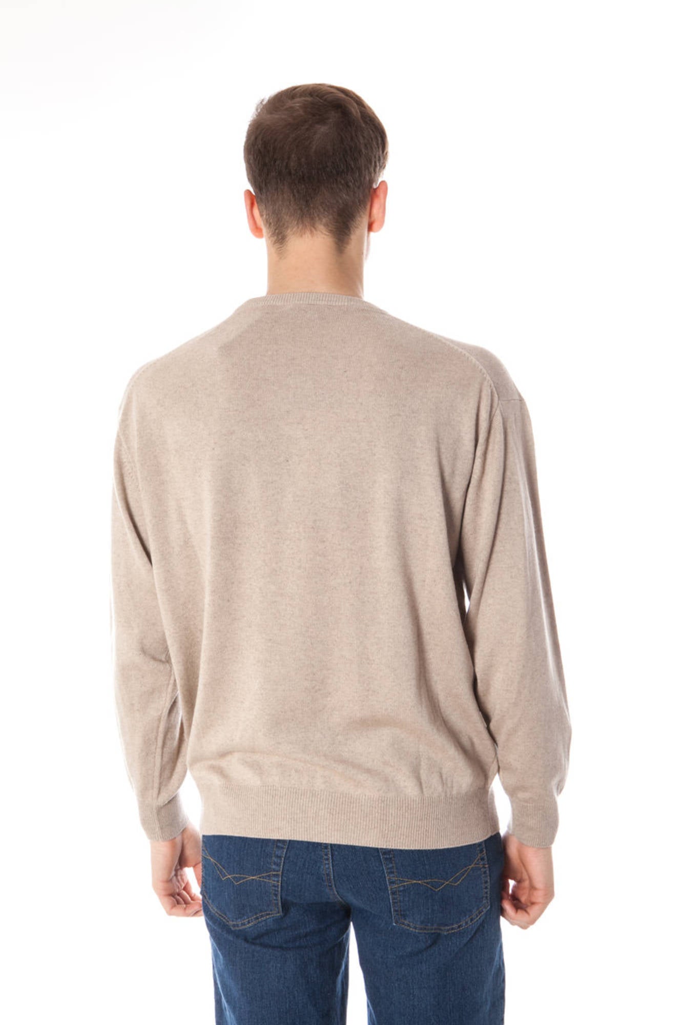 PULL HOMME BEIGE YUKO-1